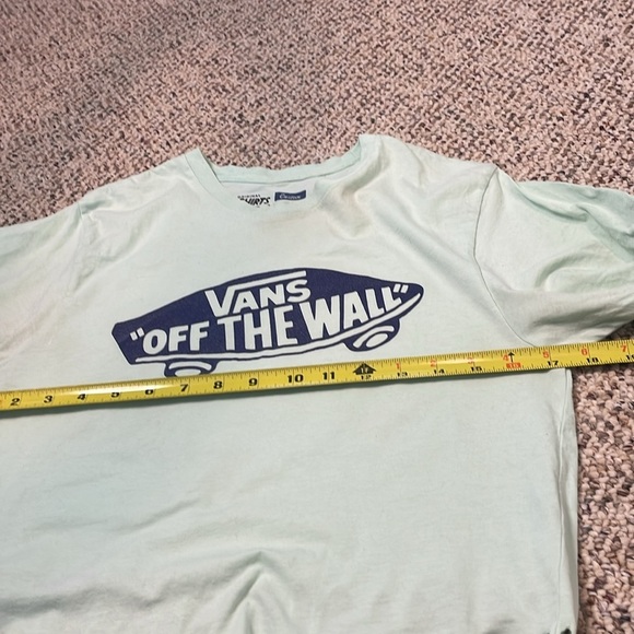 Vans Mint Green Fringe Women's Top - Picture 6 of 8